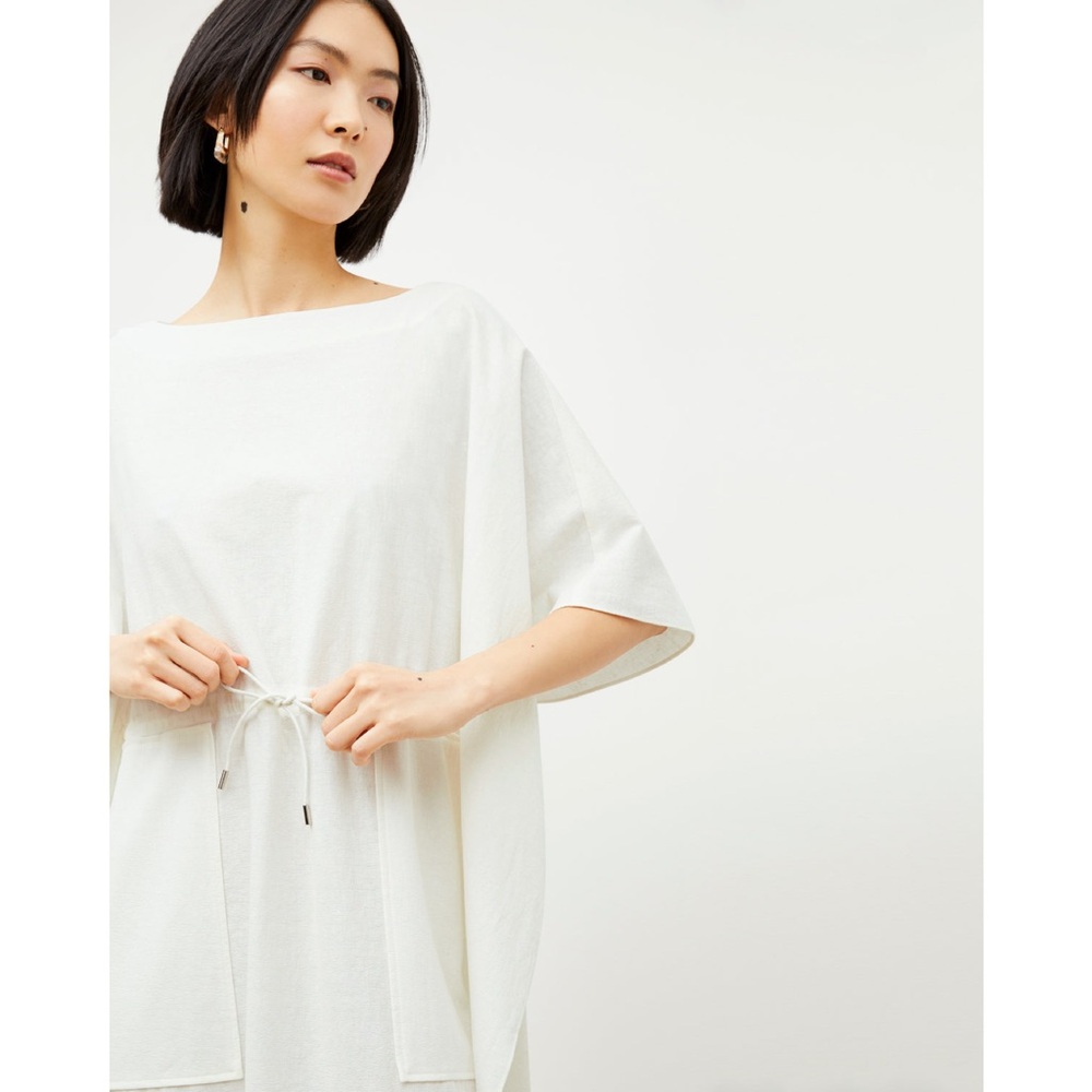 MM. Lafleur White Midi Dress with Pockets - Picture 3 of 12